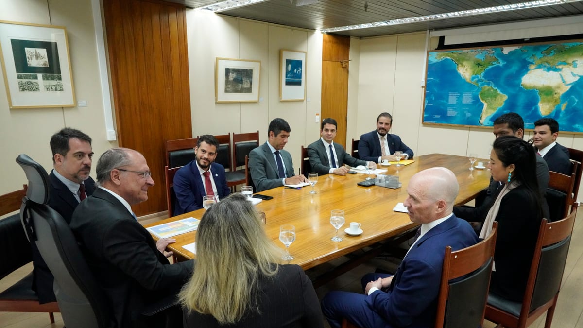 Ben Horowitz durante una reunión institucional en Brasil