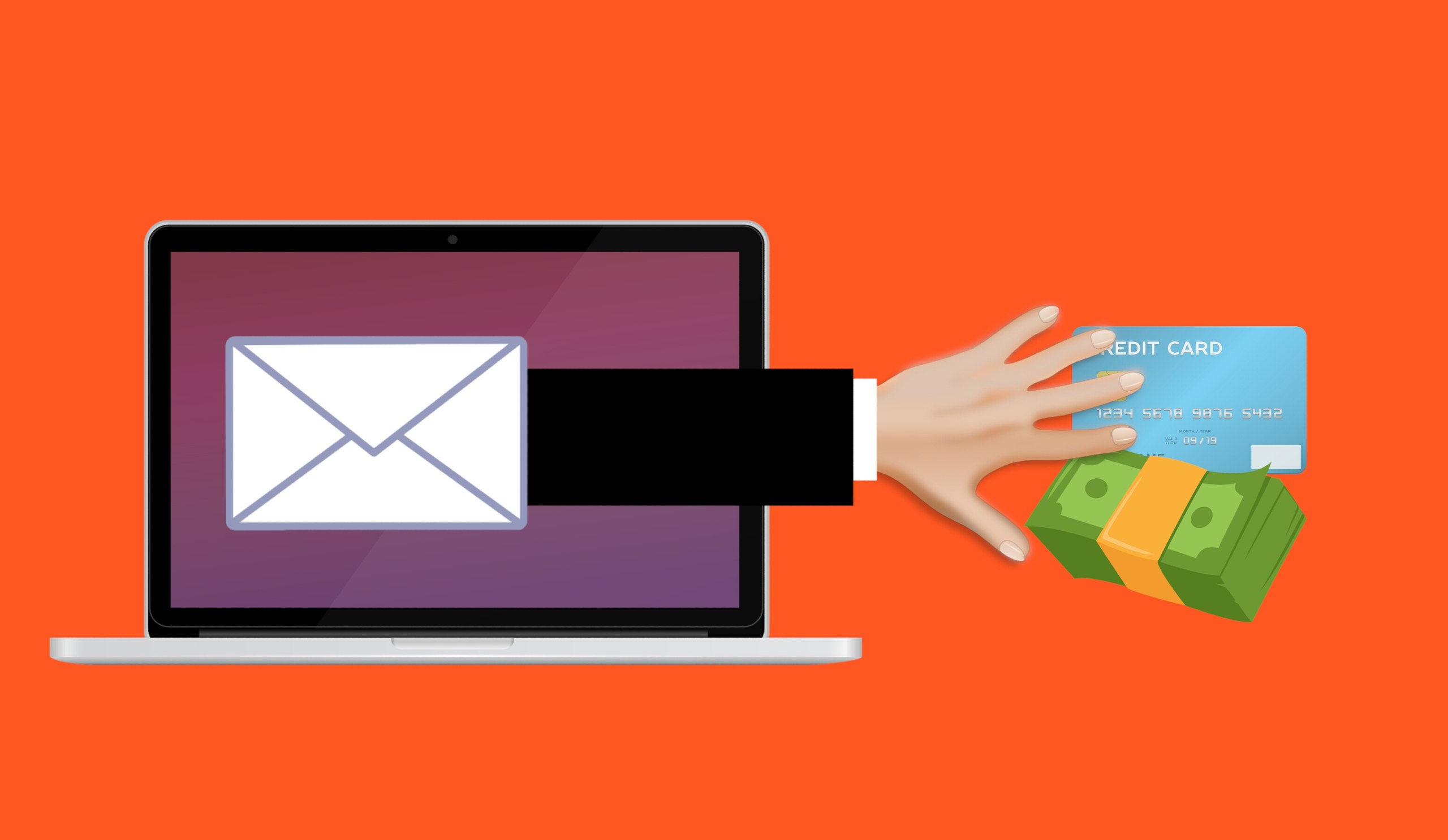 Ilustración abierta sobre fraude y phishing utilizada como apoyo visual.