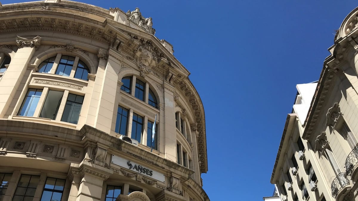Edificio central de ANSES en la ciudad de Buenos Aires