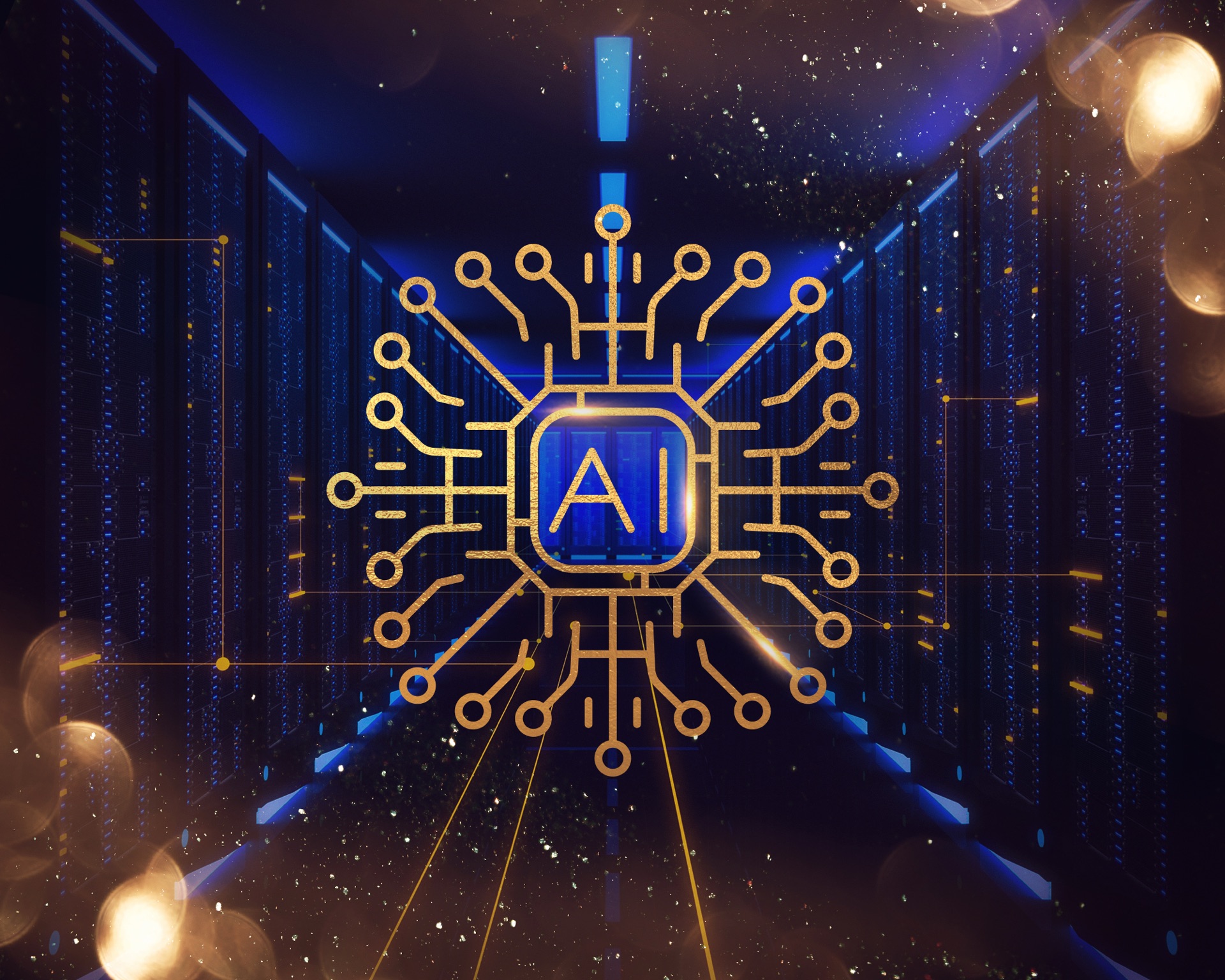 Ilustración de inteligencia artificial utilizada para explicar el futuro modelo Astra de OpenAI