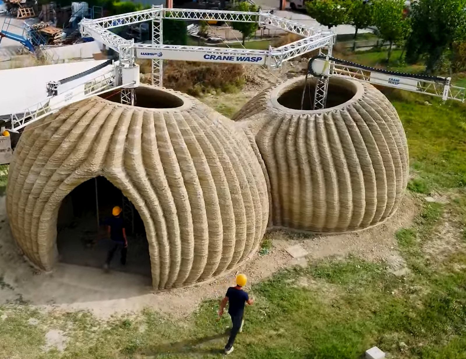 Casa Tecla construida con impresión 3D