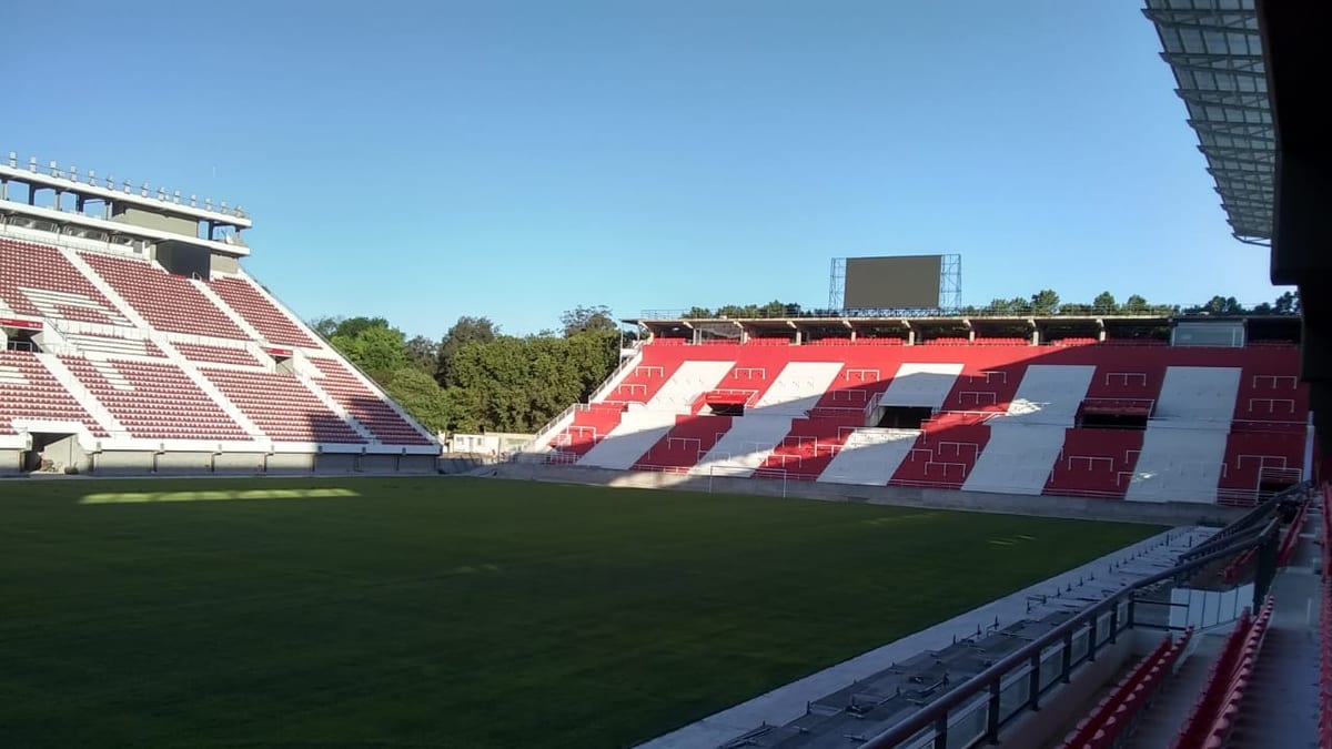 Tribuna del estadio de Estudiantes de La Plata