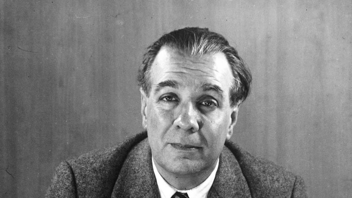 Retrato de Jorge Luis Borges realizado por Grete Stern en 1951