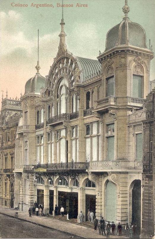 Antiguo edificio del Teatro Coliseo de Buenos Aires