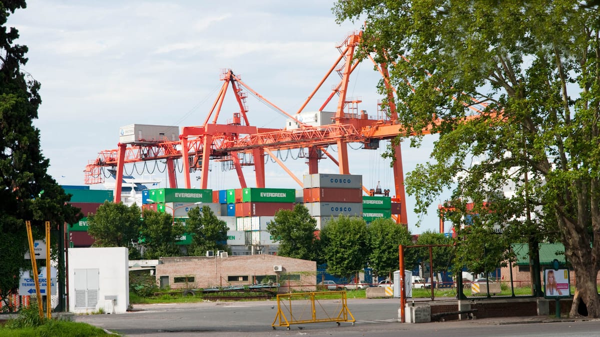 Terminal de contenedores del Puerto de Buenos Aires