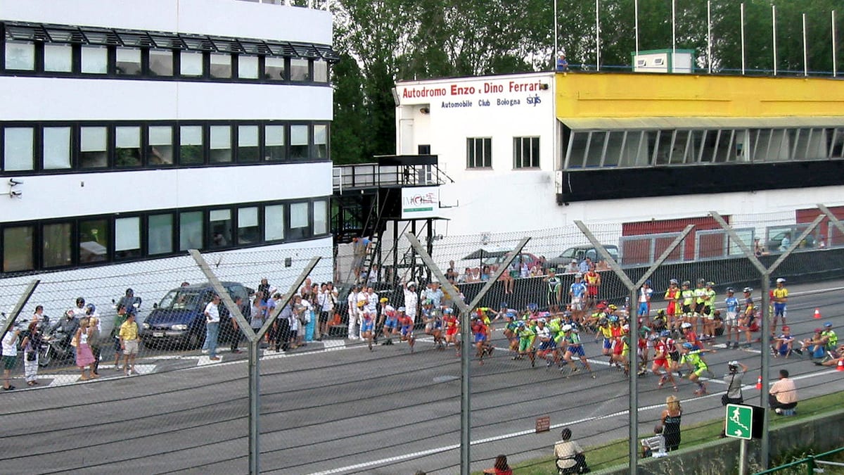 Vista general del autódromo de Imola