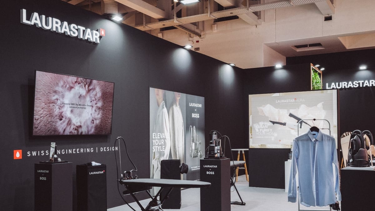 Stand de Laurastar en IFA Berlín 2025. Foto de archivo, no corresponde a los anuncios de 2026.