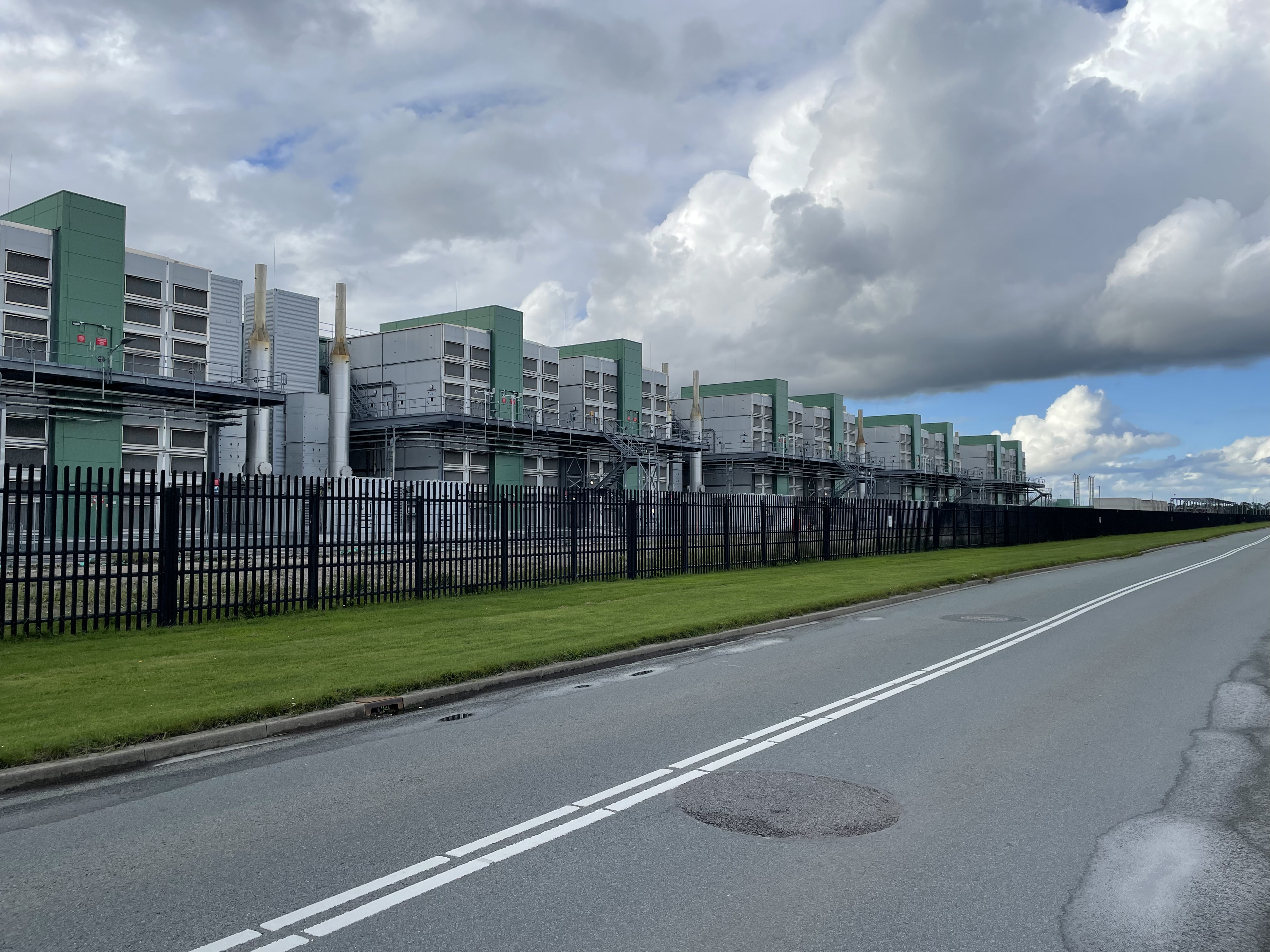 Edificio de un centro de datos de Microsoft en Países Bajos