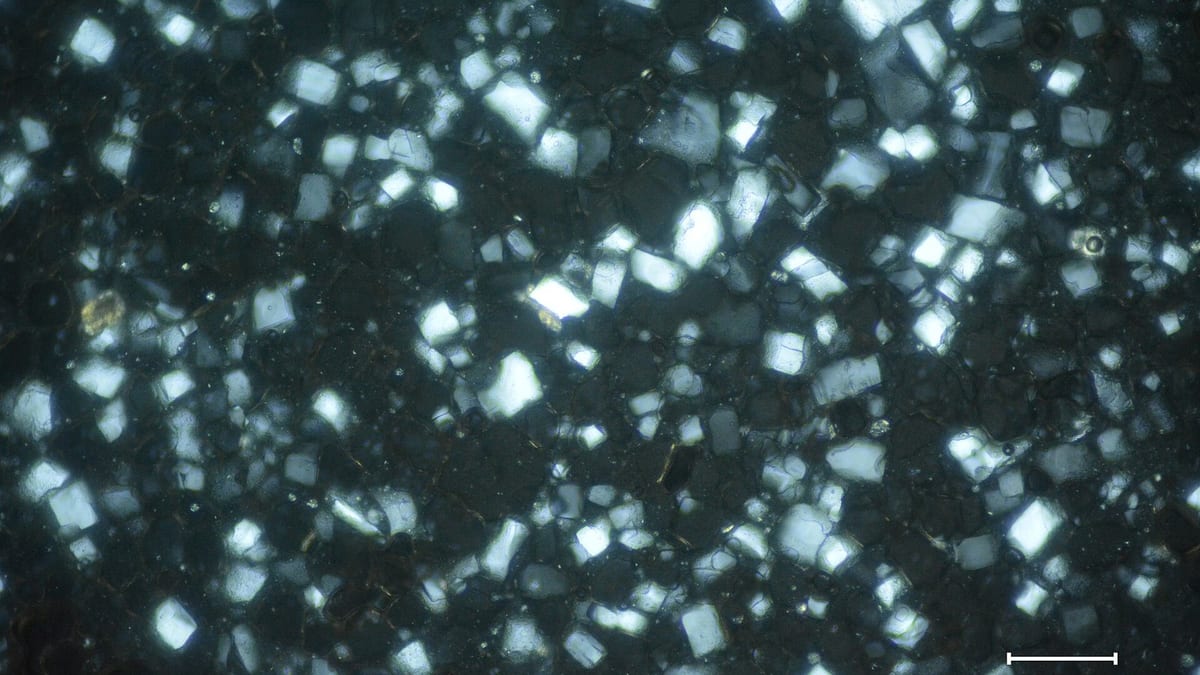 ice crystals polarized light