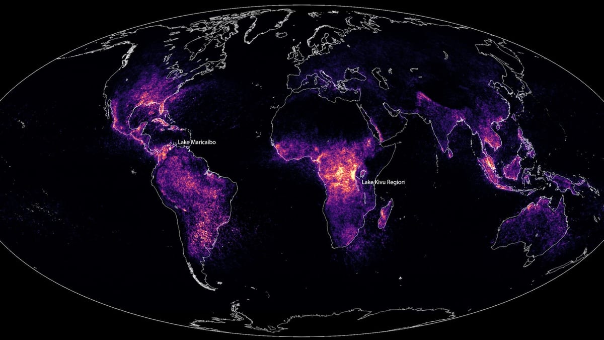 lightning space NASA