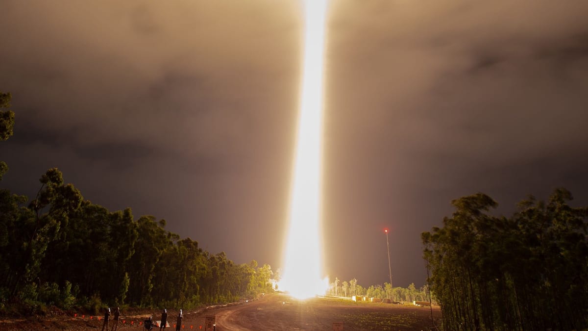 NASA sounding rocket launch