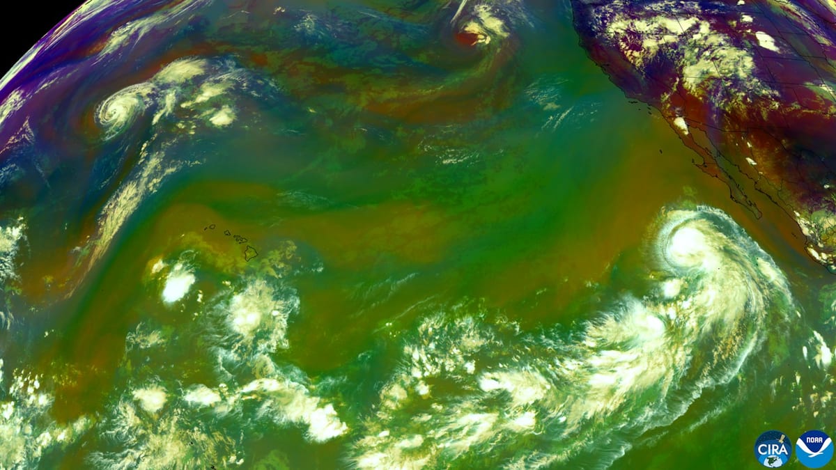 tropical cyclones satellite Pacific