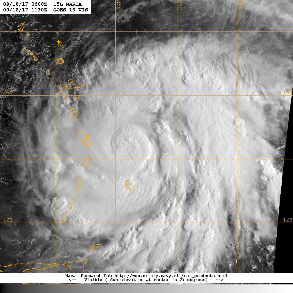 hurricane satellite image