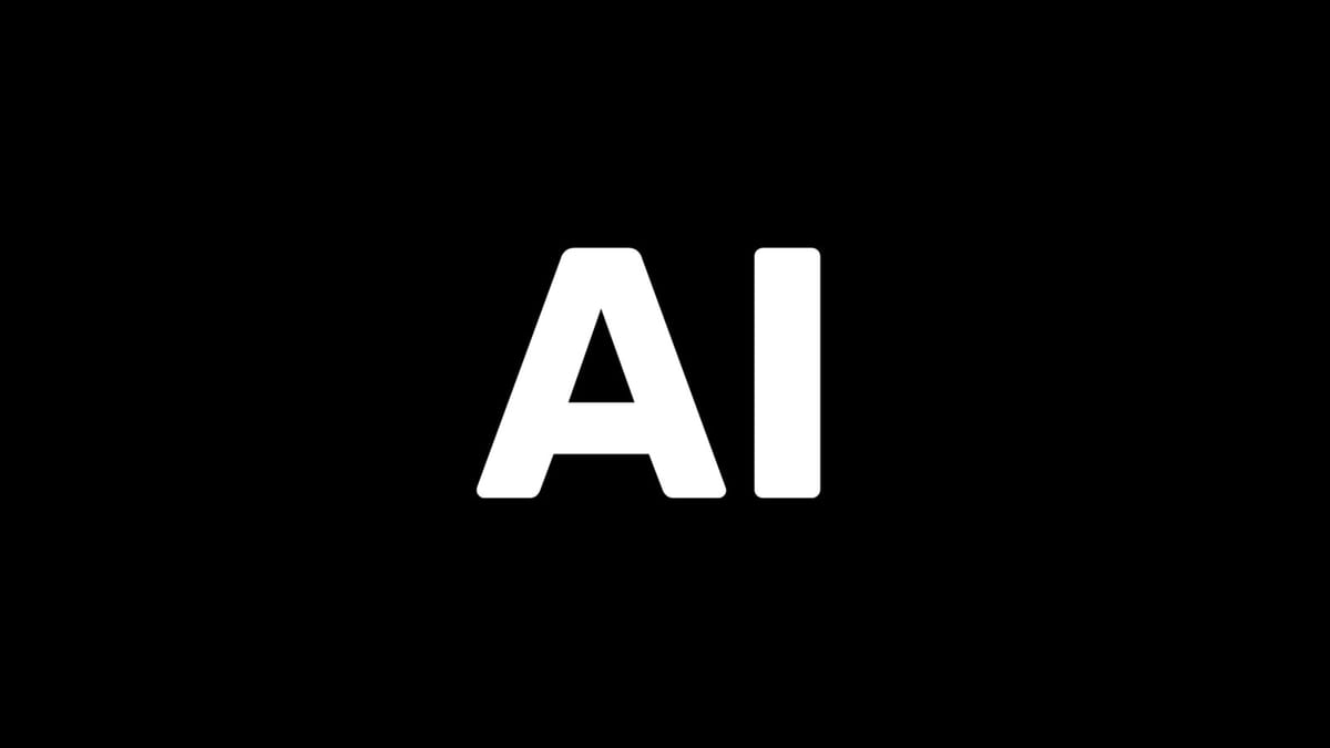 Gráfico con las letras IA sobre fondo negro