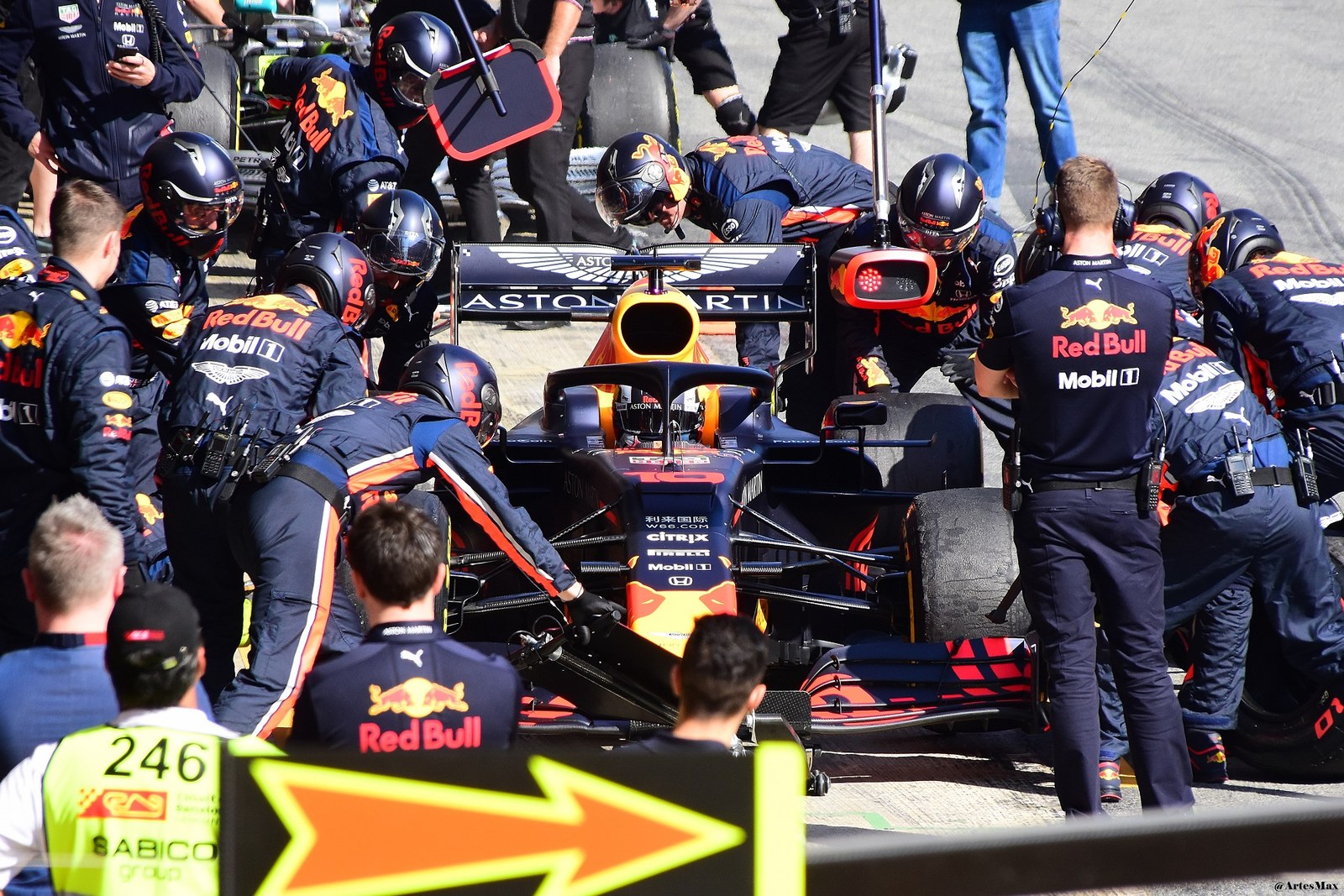 Pierre Gasly en pista durante una jornada de pruebas de Fórmula 1