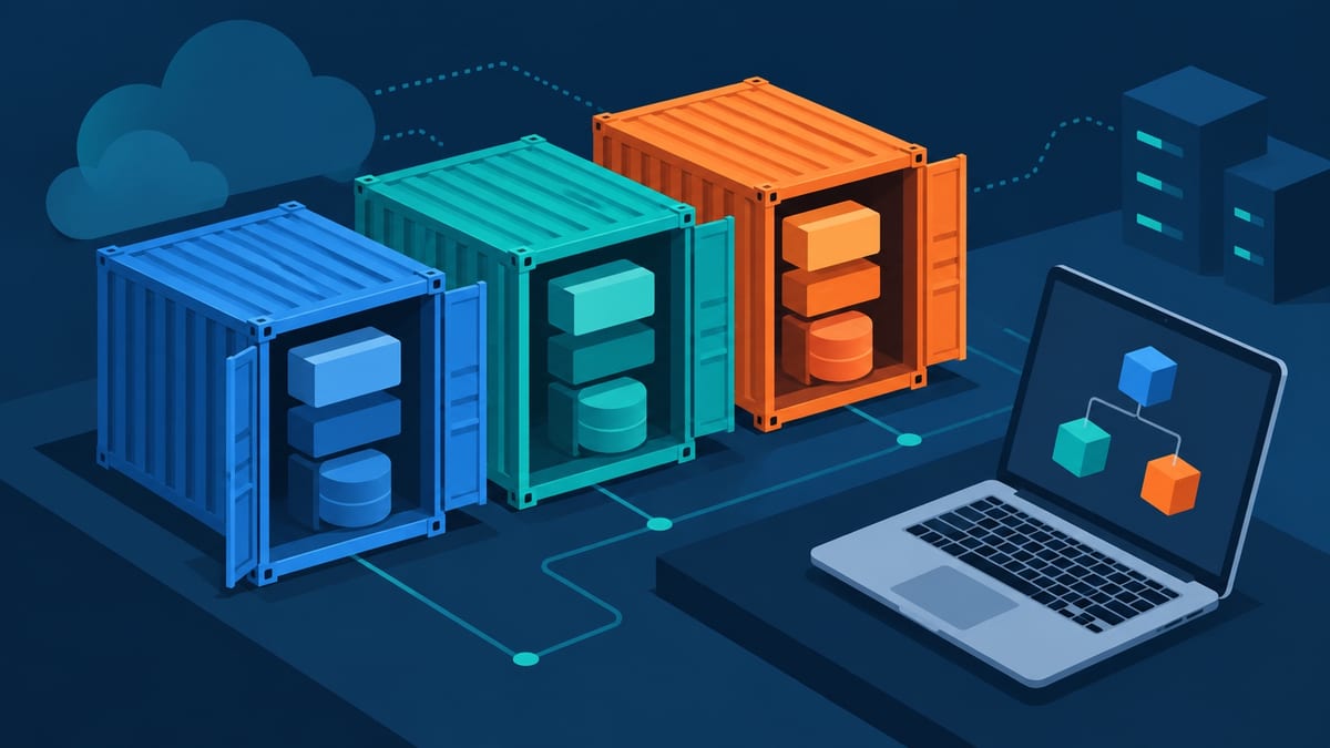Contenedores de software y una aplicación empaquetada con Docker