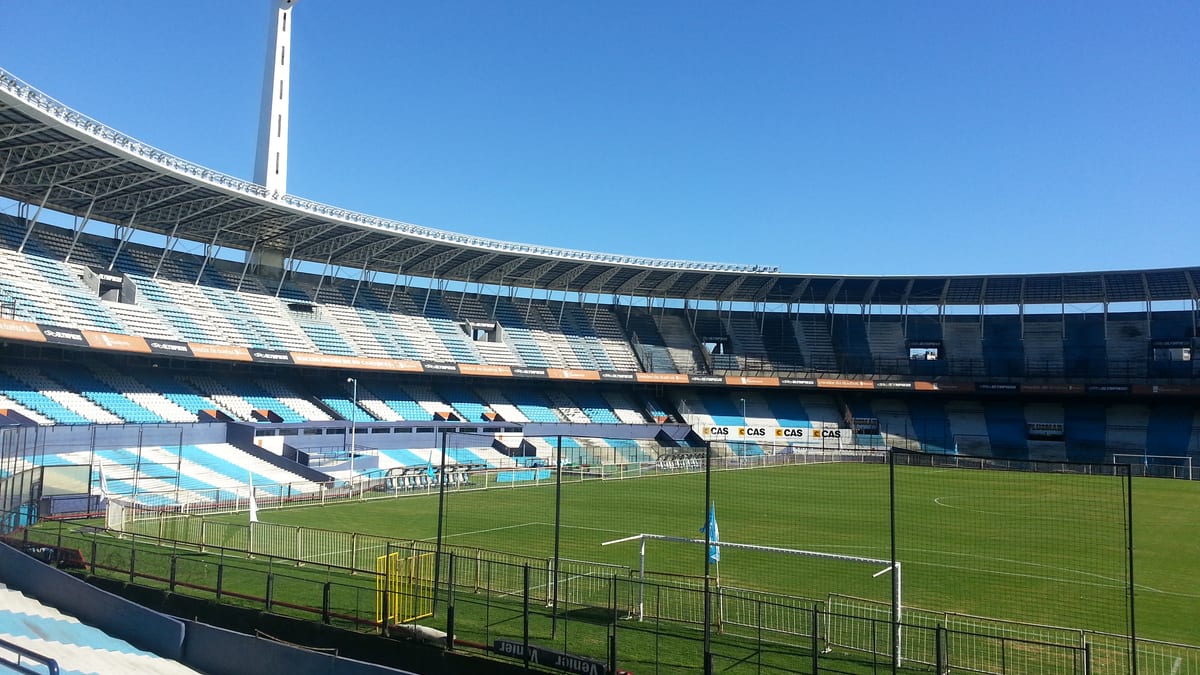 Vista panorámica del Cilindro de Avellaneda donde juegan Racing y Boca