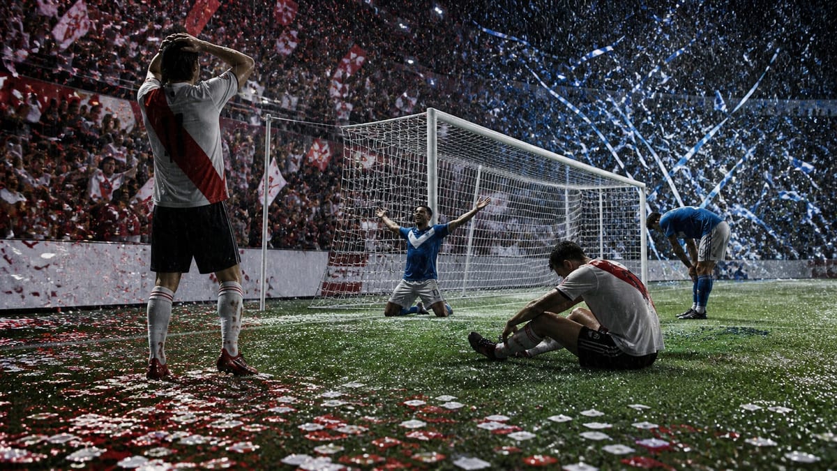 Pelota y tribunas preparadas para River contra Vélez