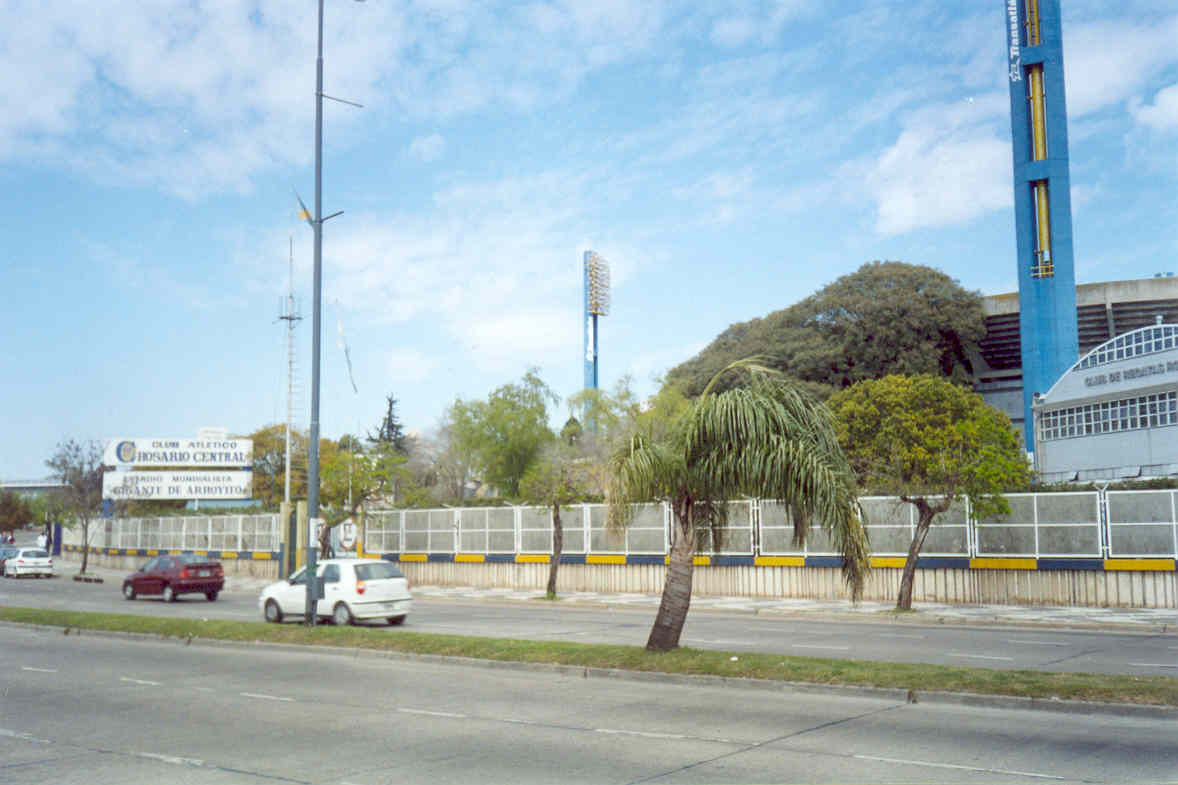 Estadio Gigante de Arroyito visto desde una tribuna