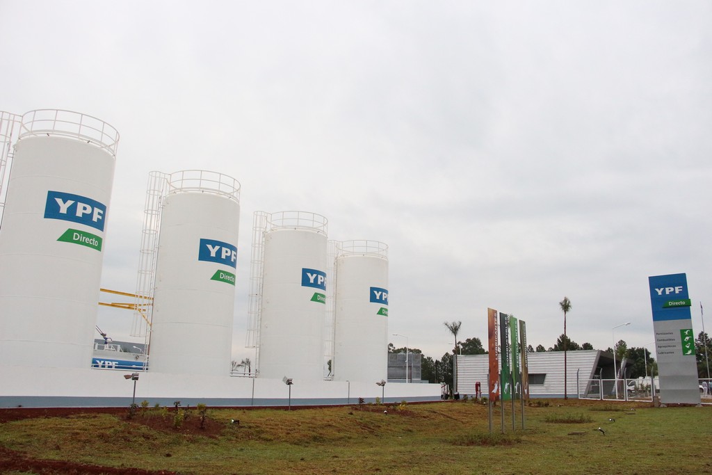 Tanques de YPF Directo en la provincia de Misiones